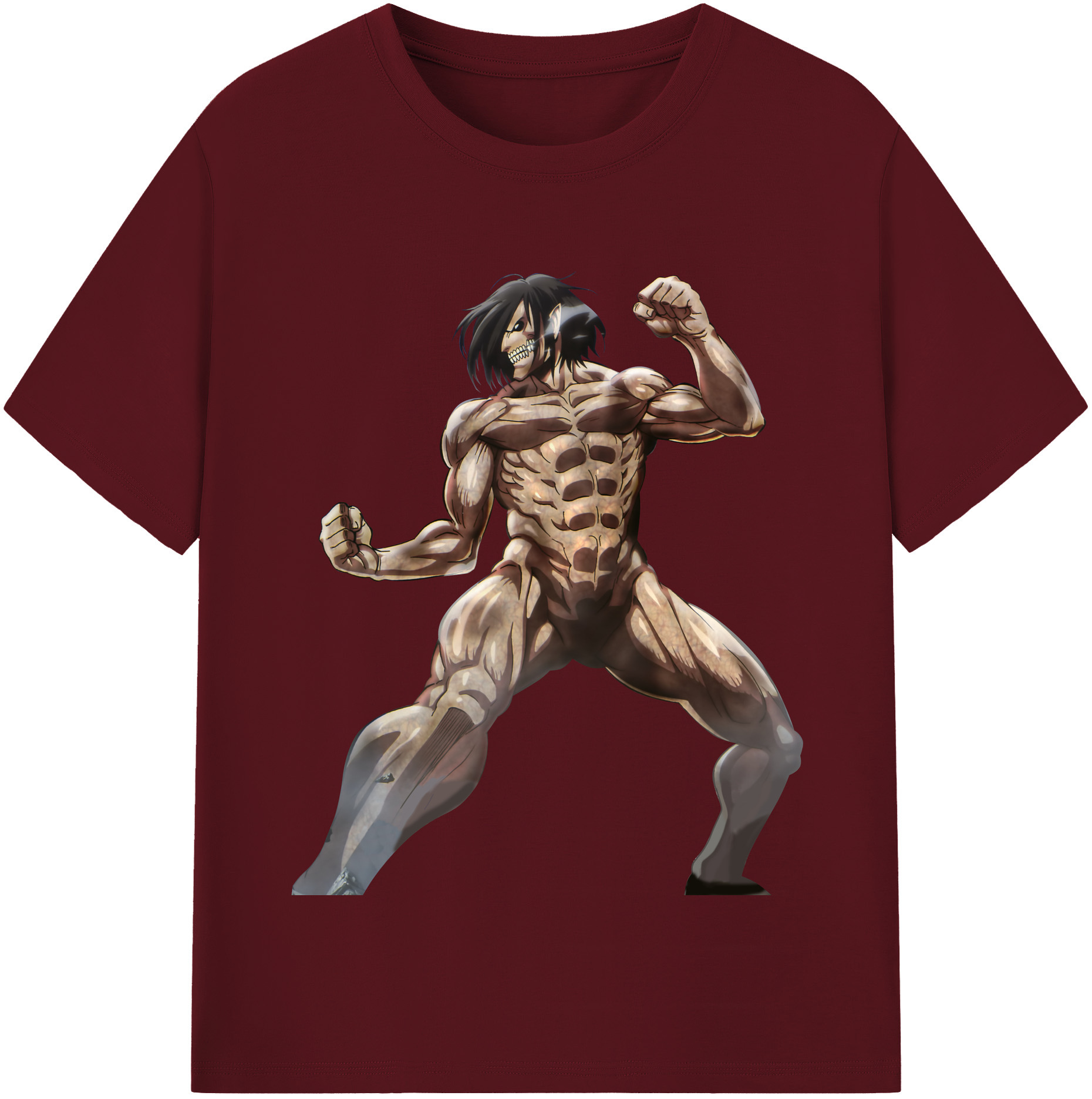 （画像用） 進撃の巨人 Attack on Titan 綿100％半袖Tシャツ（フロントプリント）